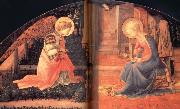 Details of The Annunciation Fra Filippo Lippi